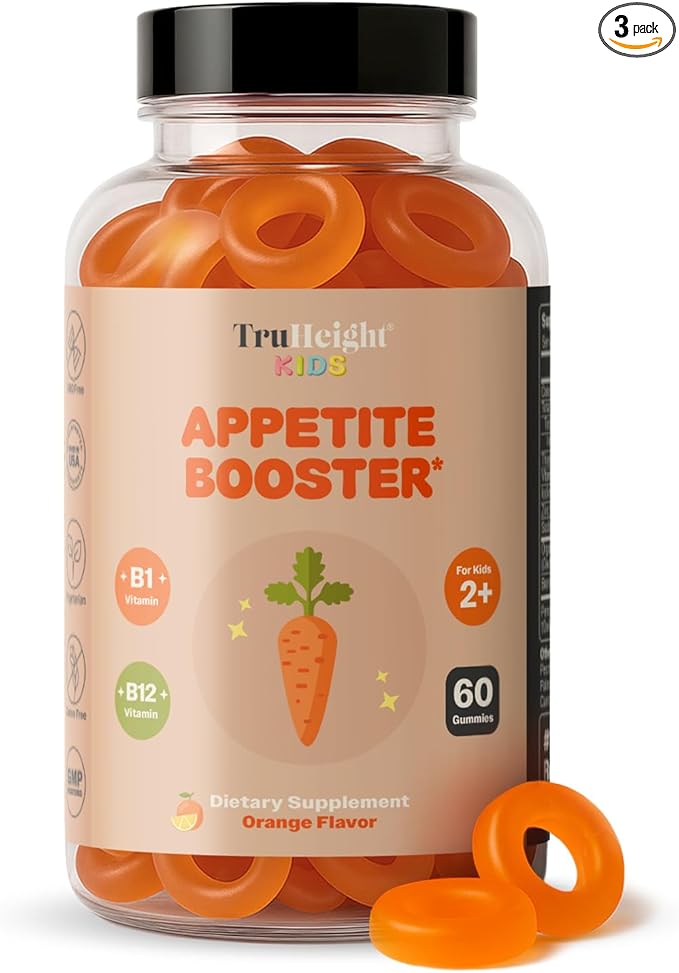 TruHeight Kids Appetite Booster Gummies All Natural Toddler & Kids Appetite by TruHeight