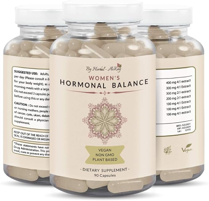Hormone Balance for Women – Natural Female Energy & Mood Pills – Hot Flashes by Herbal-AvRay