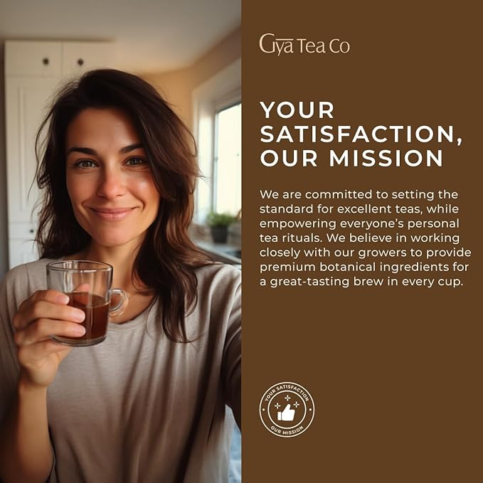 Gya Tea Co Lemon Ginger Herbal Tea Pod- Decaf Wellness Tea - Image 8