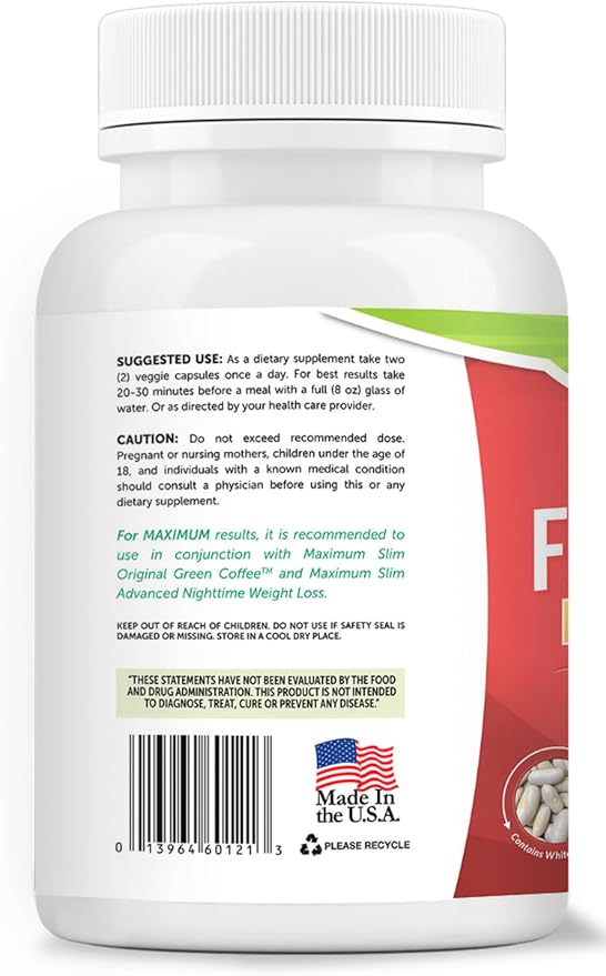 Maximum Slim Fat & Carb Blocker Pure Kidney Bean Extract - Image 8