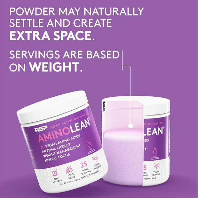 RSP NUTRITION AminoLean Natural Pre Workout Powder, Sucralose Free Amino Energy - Image 9