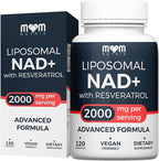 Liposomal NAD Supplement with Resveratrol by MOM+NUTRIX