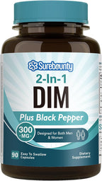 DIM Supplement 300mg for Women and Men, by Surebounty