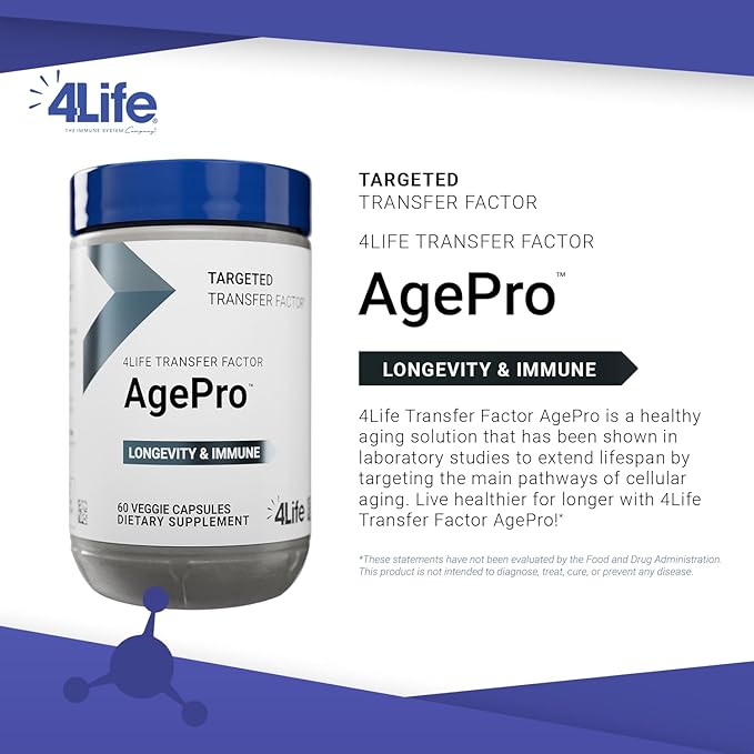 4Life - Transfer Factor - AgePro - Healthy Aging & Immune Support - NMN - Image 3