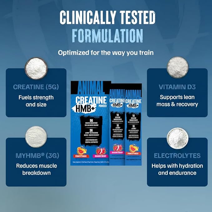 Animal Creatine HMB Powder – 3g myHMB + 5g Creatine - Image 5