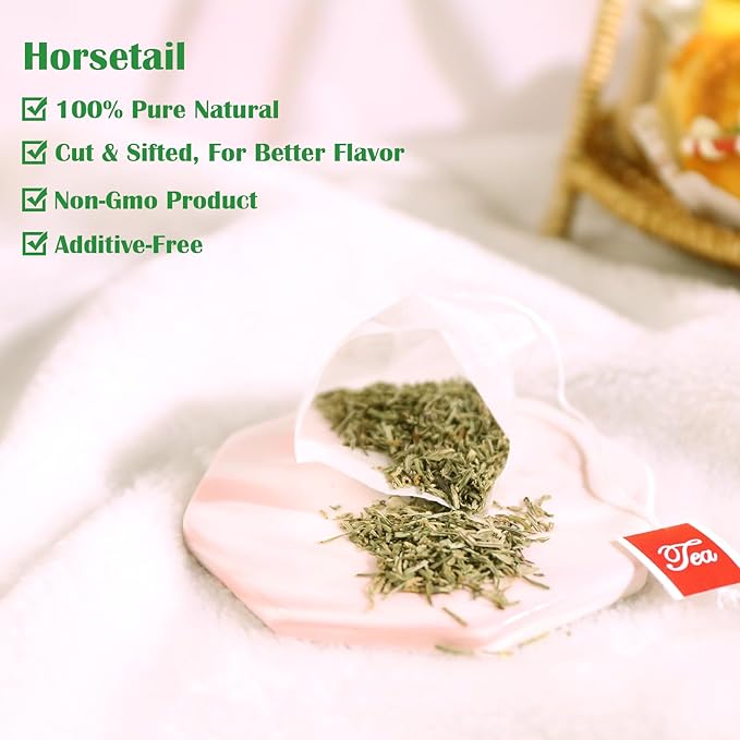 TEARELAE - Premium Horsetail Tea Bags - 1.5g x 40 Count - Natural Dried - Image 4