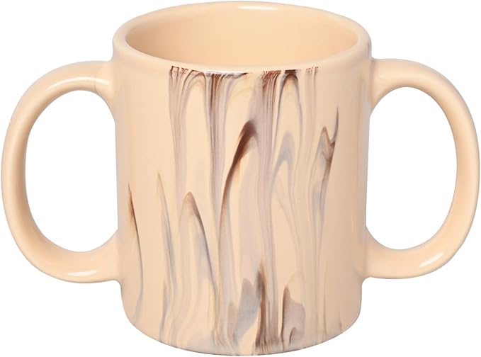 HealthGoodsIn Dual Handle Mug to Aid Tremors, 11.83 US Fl. Oz. by HealthGoodsIn