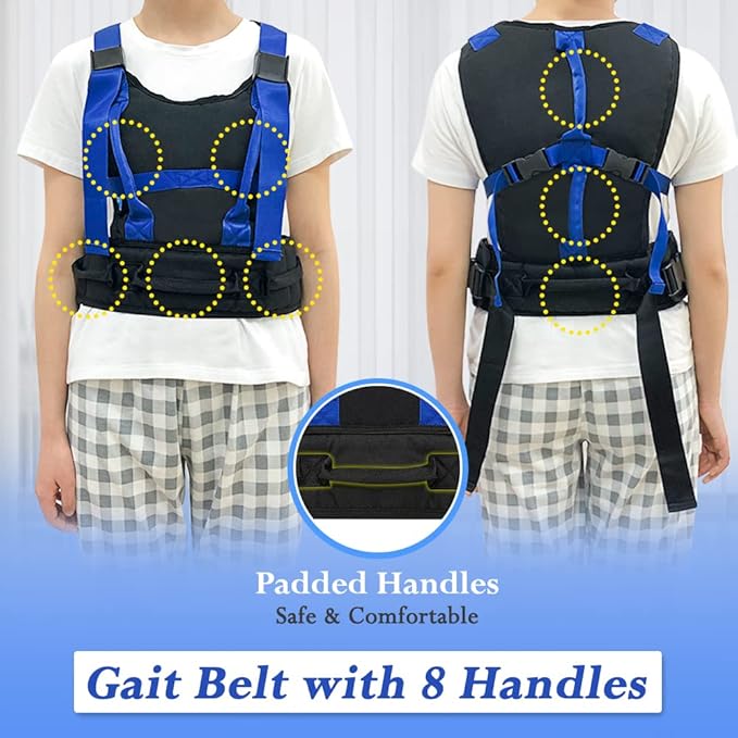 Gait Belt for Senior Transfer Belt Gait Belt - Image 3