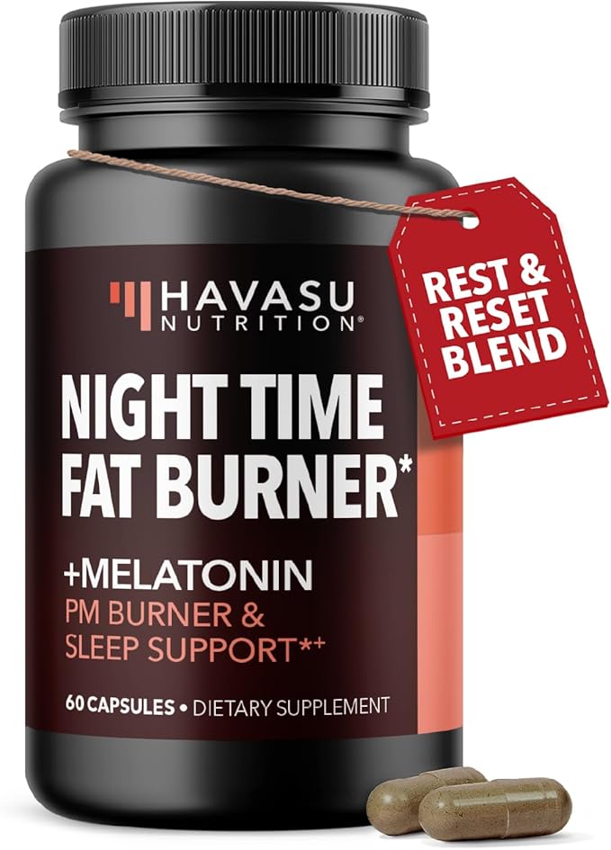 Night Time Fat Burner Capsules for Men and Women by HavasuNutrition