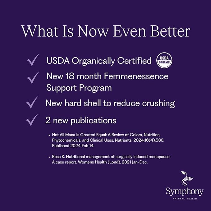 Femmenessence® MacaPause® – Clinically Proven Postmenopausal Organic Vegan - Image 3