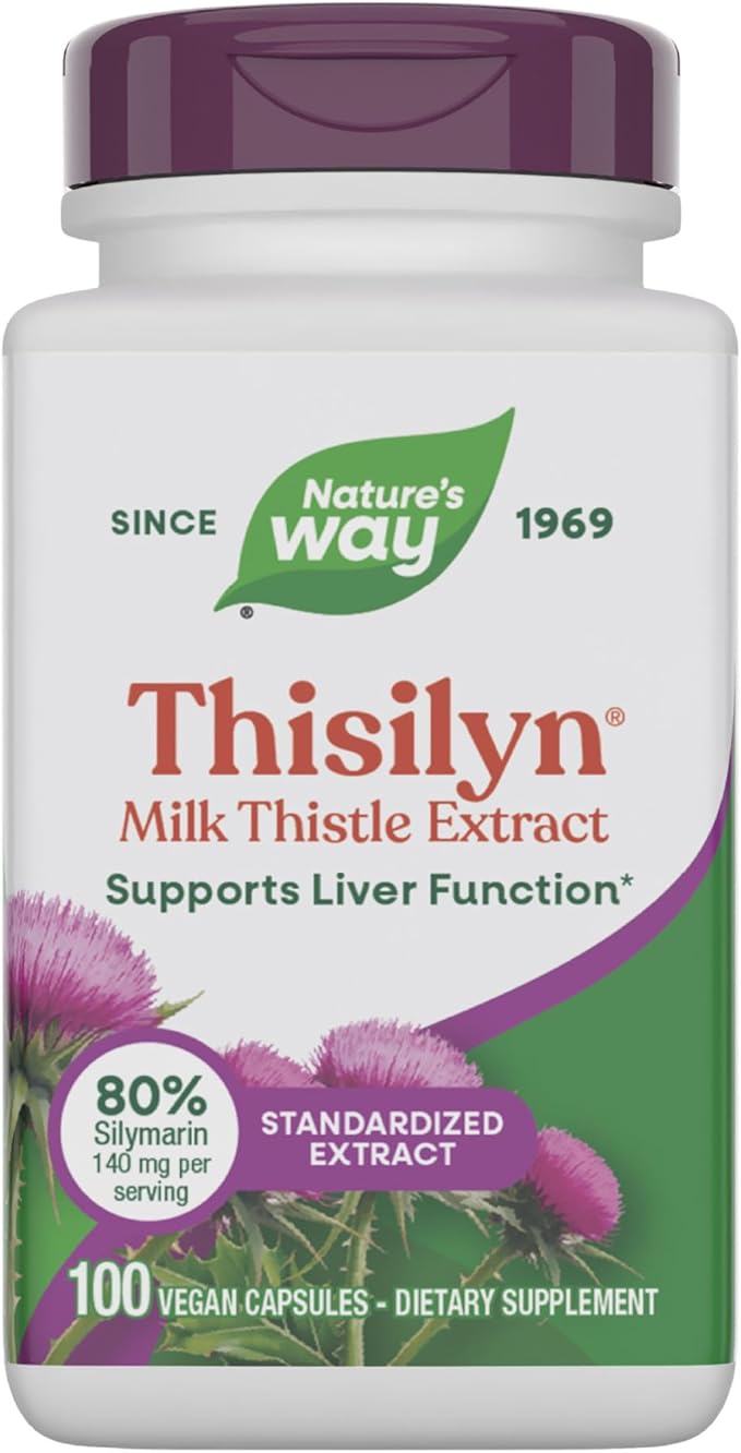 Nature's Way Thisilyn with Standardized Milk Thistle Extract, Supports Liver by NaturesWay%C2%AE