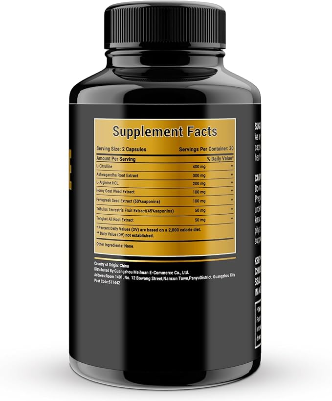 Himiyer Men’s Daily Wellness Capsules – Botanical & Amino Acid Supplement – 60 - Image 2