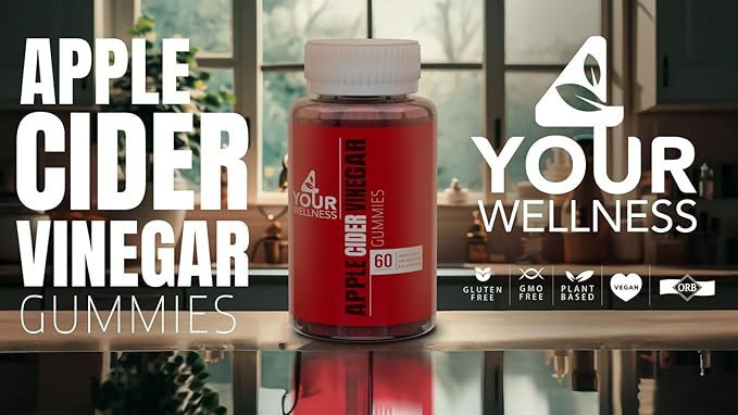 Apple Cider Vinegar Gummies, 1000mg All Natural, Gelatin-Free, Gluten-Free - Image 7