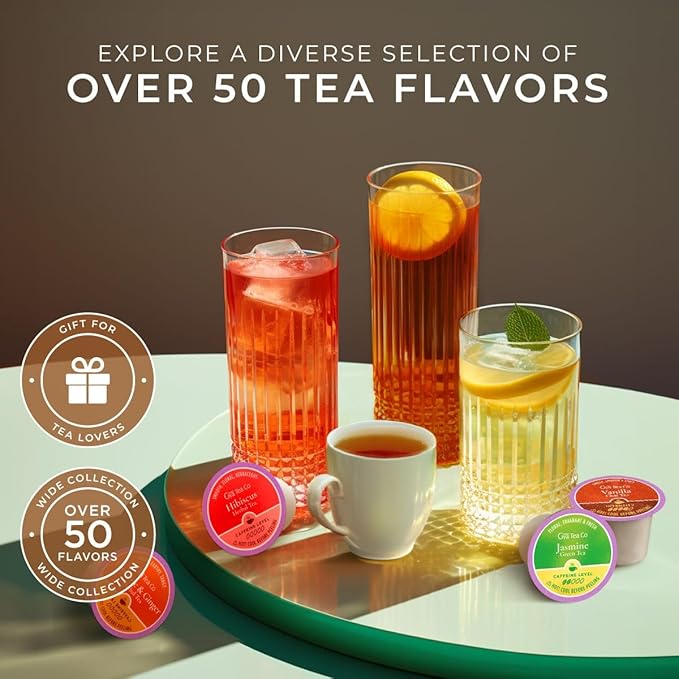 Gya Tea Co Turmeric Ginger Herbal Tea Pod- Decaf Wellness Tea - Image 7