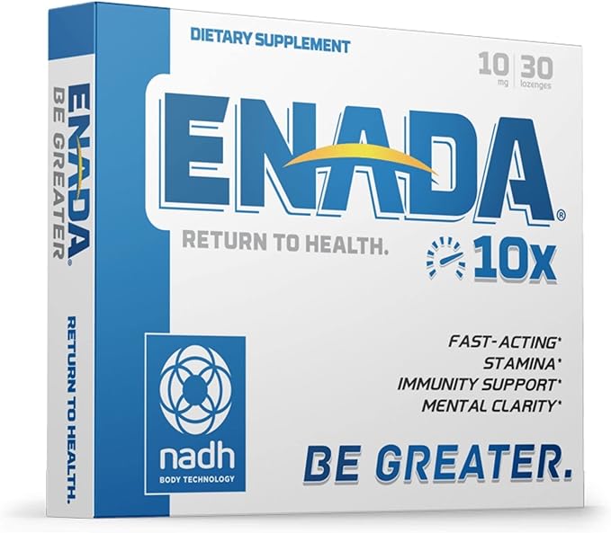 ENADA 10X NADH Supplement with Fast Acting Formula by ENADA