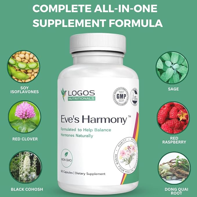Eve's Harmony Menopause Supplement, Hormone Support - Image 5