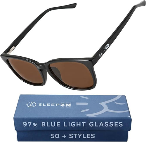 100% Blue Light Blocking Glasses by SleepZM