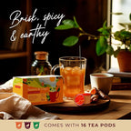 Gya Tea Co Turmeric Ginger Herbal Tea Pod- Decaf Wellness Tea - Image 2