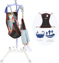 Universal Full Body Patient Lift Sling, Mesh Fabric Patient Sling Transfer and by EZAssistive
