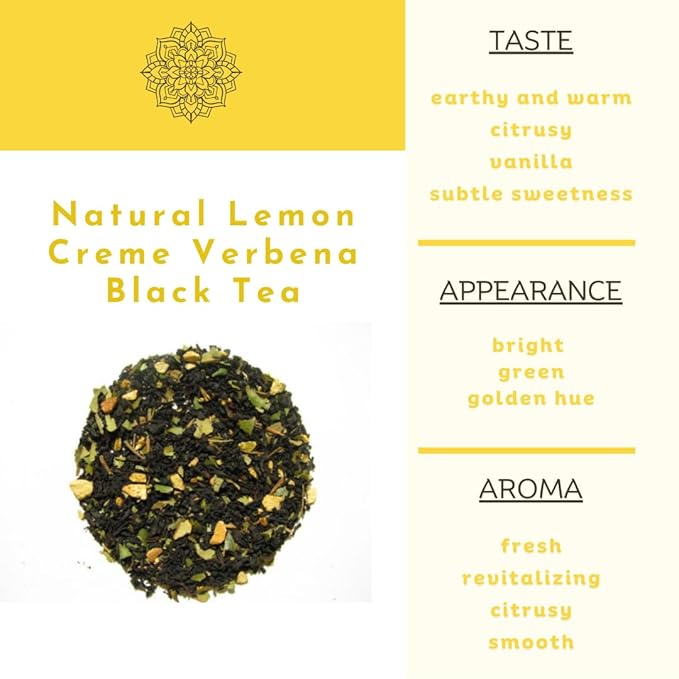 Harmony N More, be well | Natural Lemon Creme Verbena Black Tea Loose Leaf | - Image 2