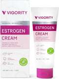 Estrogen Cream For Women, Natural Bioidentical, Hot Flashes Menopause Relief by Vigority