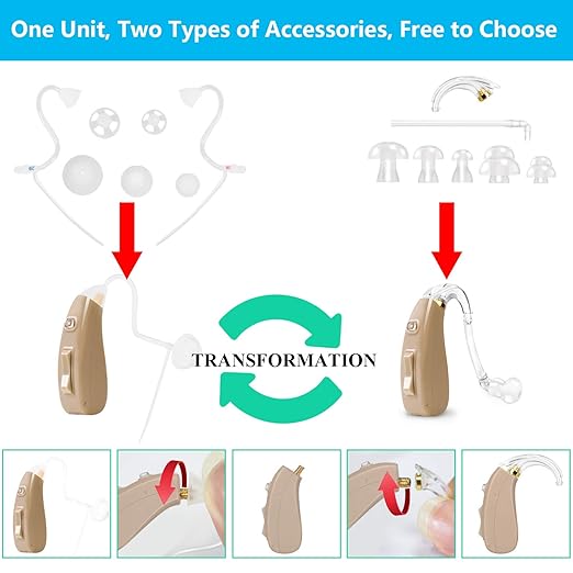 Banglijian Hearing Aid Rechargeable Hearing Amplifier, Digital Noise Cancelling - Image 5