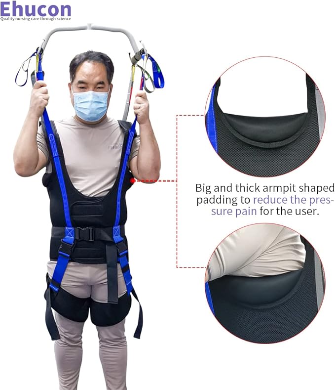 Patient Lift Walking Sling, Pelvic Padded 500lbs Safety Loading Weight - Image 6