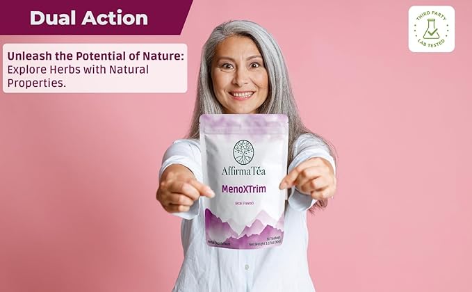 MenoXTrim Organic Menopause Relief: Hormone Balance | Bloating | Hot Flashes | - Image 3