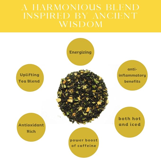 Harmony N More, be well | Natural Lemon Creme Verbena Black Tea Loose Leaf | - Image 4