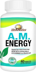 Rise-N-Shine A.M. Energy Supplement Time Release Caffeine by Rise-N-Shine