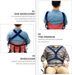 Healifty Seat Adjustable Breathable Chest Cross Positioning Anti-Slip Restraint - Image 3