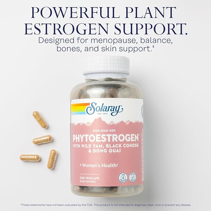 SOLARAY PhytoEstrogen Menopause Supplements - Image 3