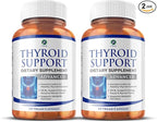 1 Body Thyroid Support Supplement, 60-Day Supply, 2 Pack by 1Body