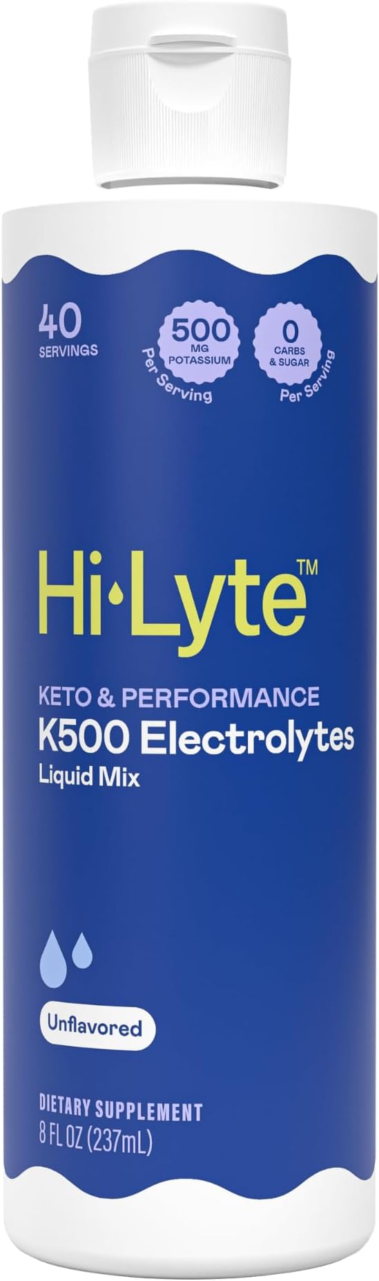 Hi-Lyte K500 Unflavored Electrolytes Liquid Mix – High Potassium Concentrate by Hi-Lyte