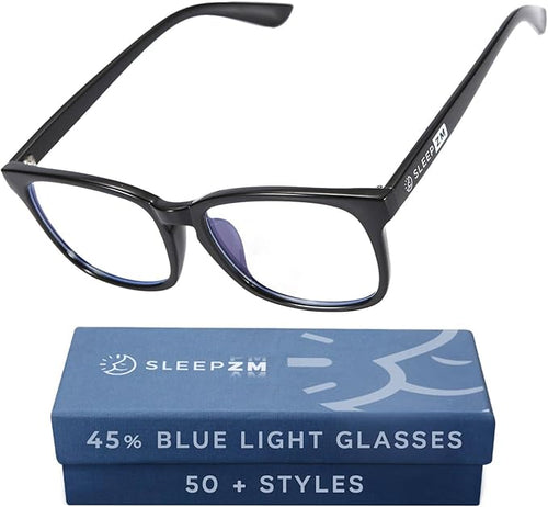 100% Blue Light Blocking Glasses by SleepZM
