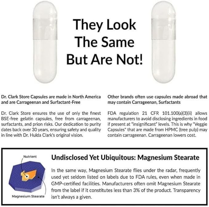 Dr Clark Store para-Zap – 520mg, 135 Capsules, Supports Digestive Health & Gut - Image 7