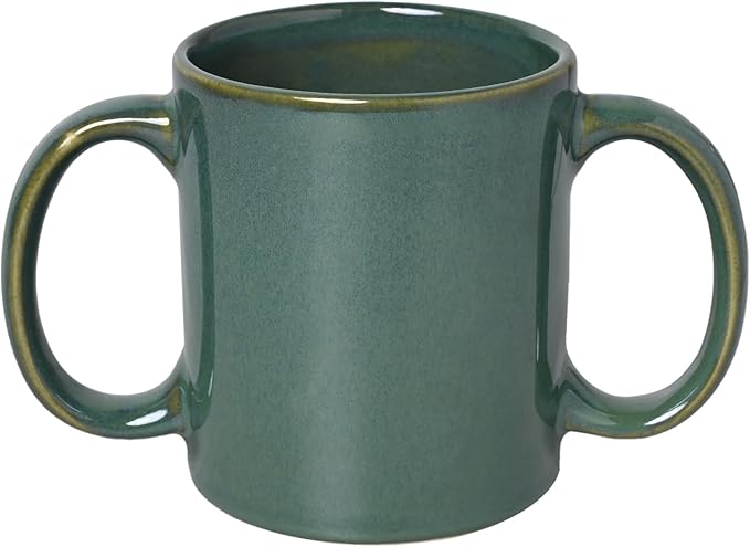 HealthGoodsIn Dual Handle Mug to Aid Tremors, 11.83 US Fl. Oz. by HealthGoodsIn