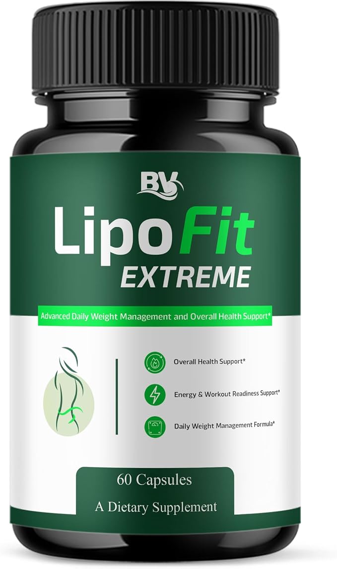 BLUE VIBE Lipofit Extreme Capsules, Lipo Fit Advanced Strength Overall Health & by Unknown