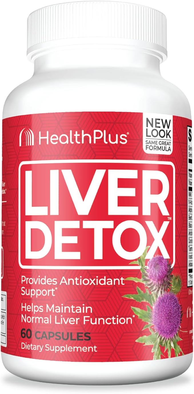 Health Plus, Liver Detox, Natural Herbal Liver Support & Detox Supplement by HealthPlusInc