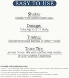 10 in 1 Calcium Magnesium Zinc Supplement, Magnesium Glycinate Complex Liquid - Image 6