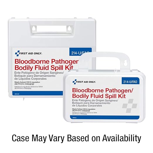 First Aid Only 214-U/FAO OSHA Compliant Body Fluid Clean Up Kit, Blood Borne - Image 5
