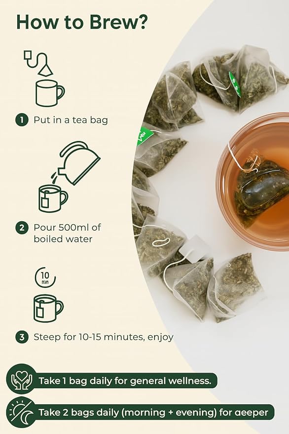 ValtoCell Cellular Defense Herbal Tea – Soursop, Papaya & Guava | Natural Detox - Image 5