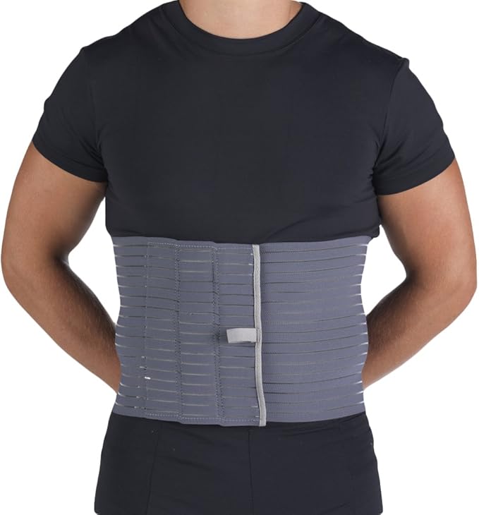 OTC Abdominal Binder for Men, Ribbed Elastic Compression, Select Series by OTC