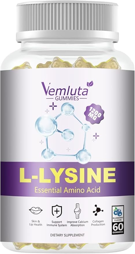 1 Packs 1200 MG L-Lysine Gummies by Unknown