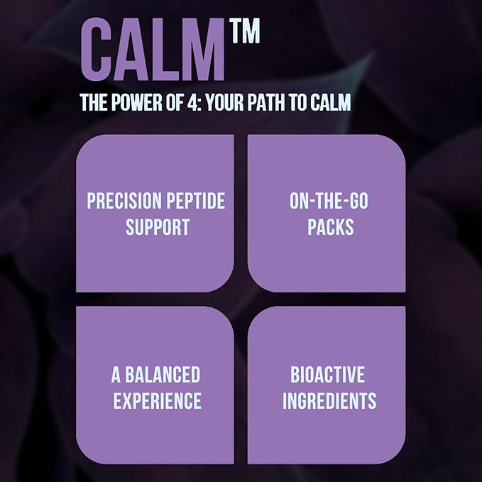 Calm Supplement | 30 Servings | Precision Peptide Support - Image 7