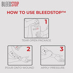BleedStop™ First Aid Powder for Blood Clotting, Trauma Kit, Blood Thinner - Image 3