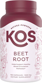 KOS Organic Beetroot Capsules 1500mg by KOS