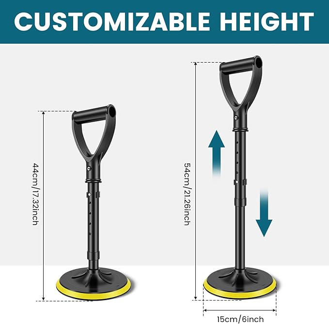 Mobility Aids Tool for Elderly, 17.3"-21.6" Height Adjustable Mobile Standing - Image 5