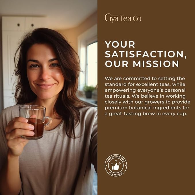 Gya Tea Co Mullein Leaf Herbal Tea Pod- Decaf Wellness Tea - Image 8