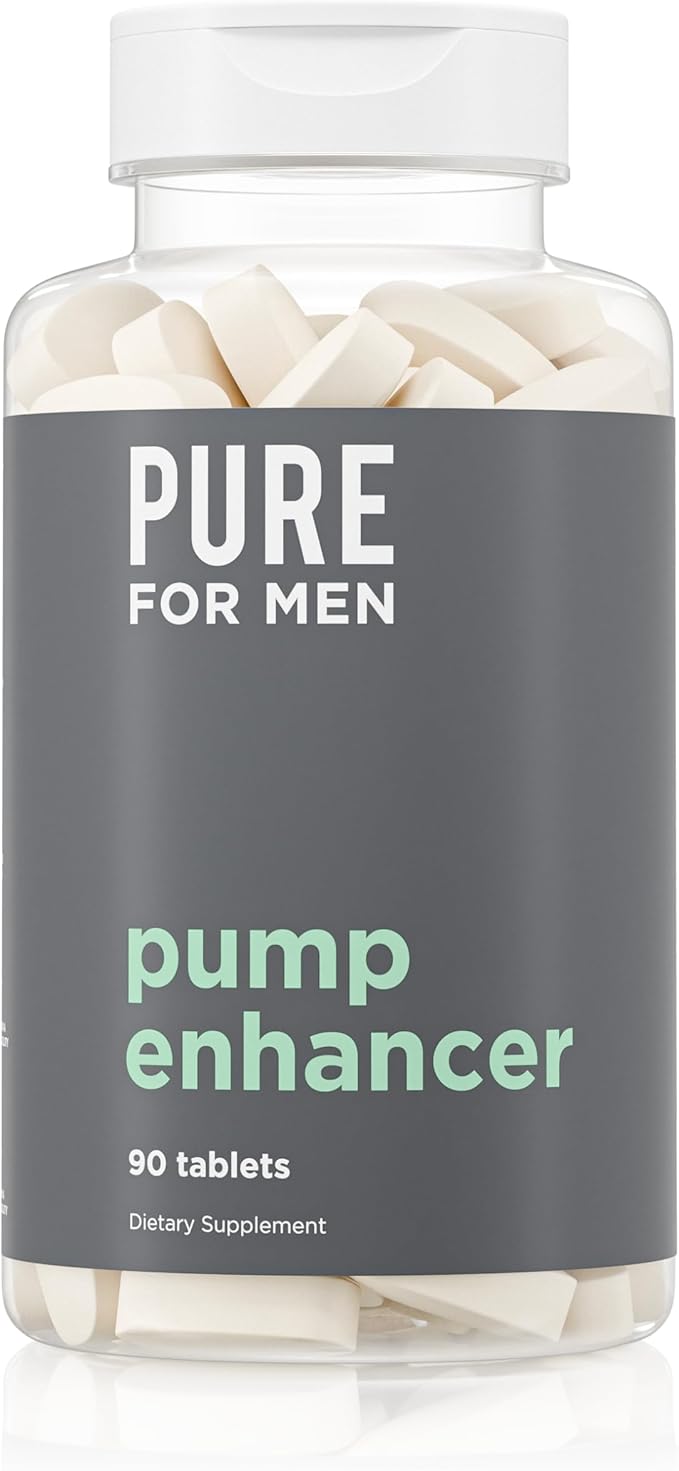 Pure for Men Pump Enhancer | Pre Workout Supplement for Muscle Pump, Stamina by PureForMen